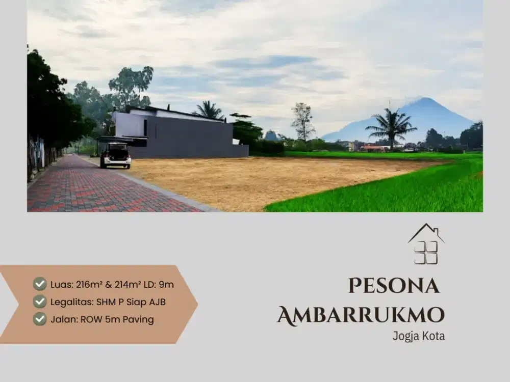 Kota Jogja SHM Ready Siap AJB, Jual Tanah Siap Bangun