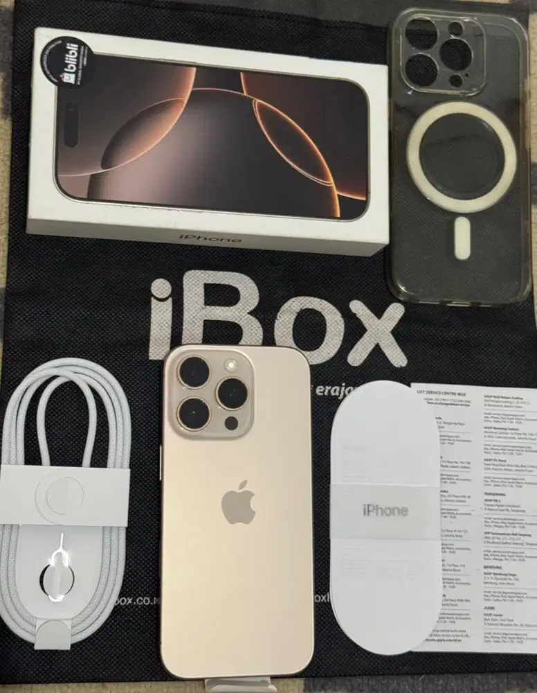 iPhone 16 Pro 128 GB iBox Garansi on