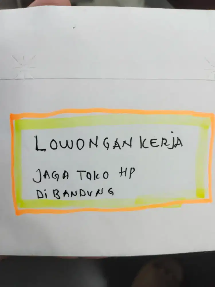 LOWONGAN KERJA JAGA TOKO HP DI BANDUNG
