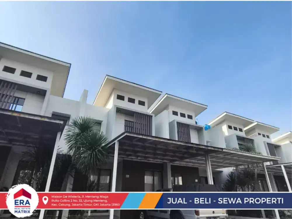 Buruan! Rumah Cantik 2 Lantai di Jakarta Garden City Shinano, Nyaman & Strategis