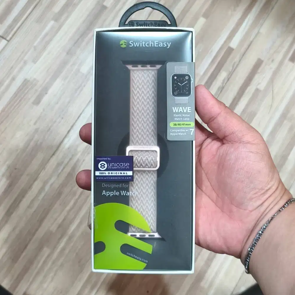 Switcheasy Wave elastic nylon apple watch loop Apple Watch kecil