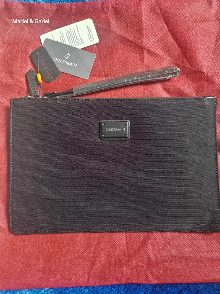 Obermain Clutch Leather Hand bag Tas Tangan Handbag Dompet Wallet