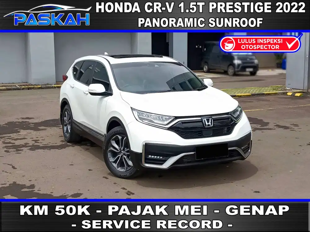 Honda CRV 1.5 PRESTIGE SENSING 2022 CRV 2022 SENSING SUNROOF BUNGA=4%