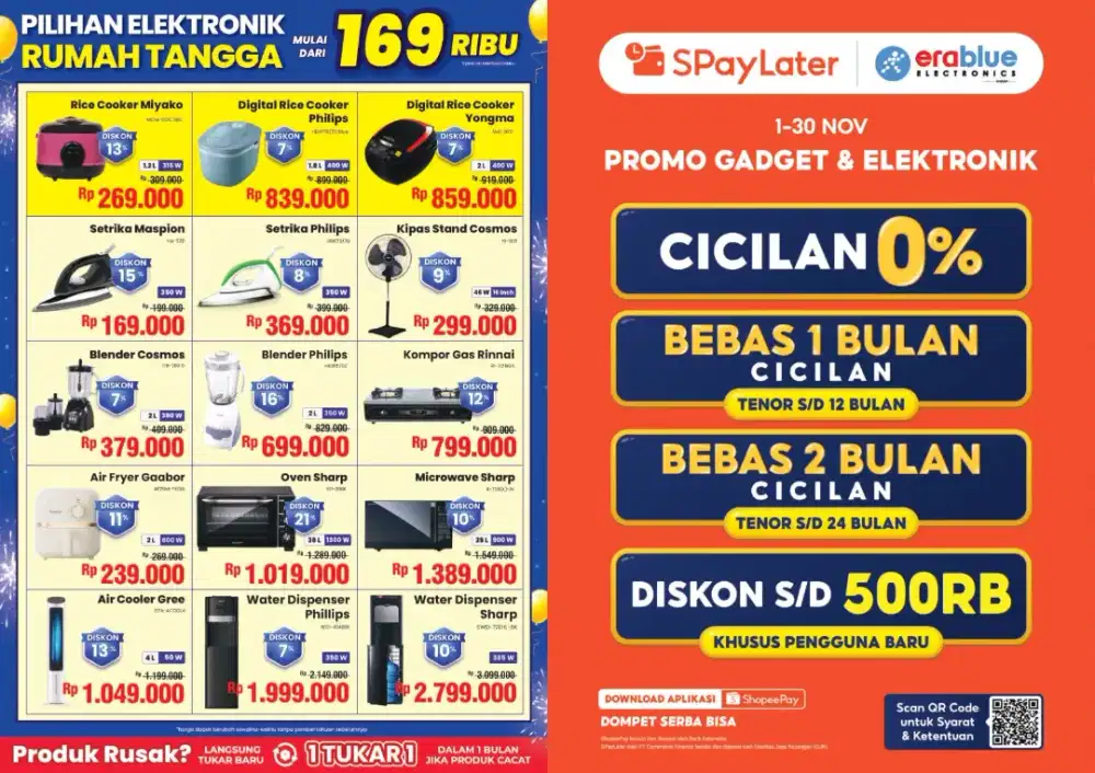 Cicilan electronik hanya modal ktp
