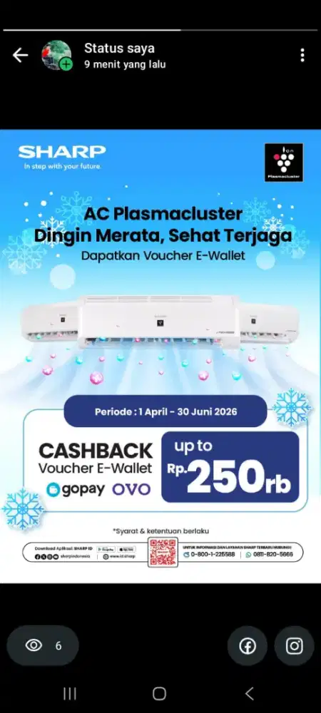 Cash back voucher e walett