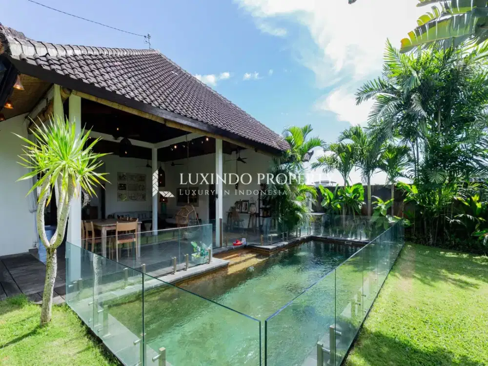 DISEWAKAN VILLA DENGAN 2 KAMAR TIDUR DI KEROBOKAN