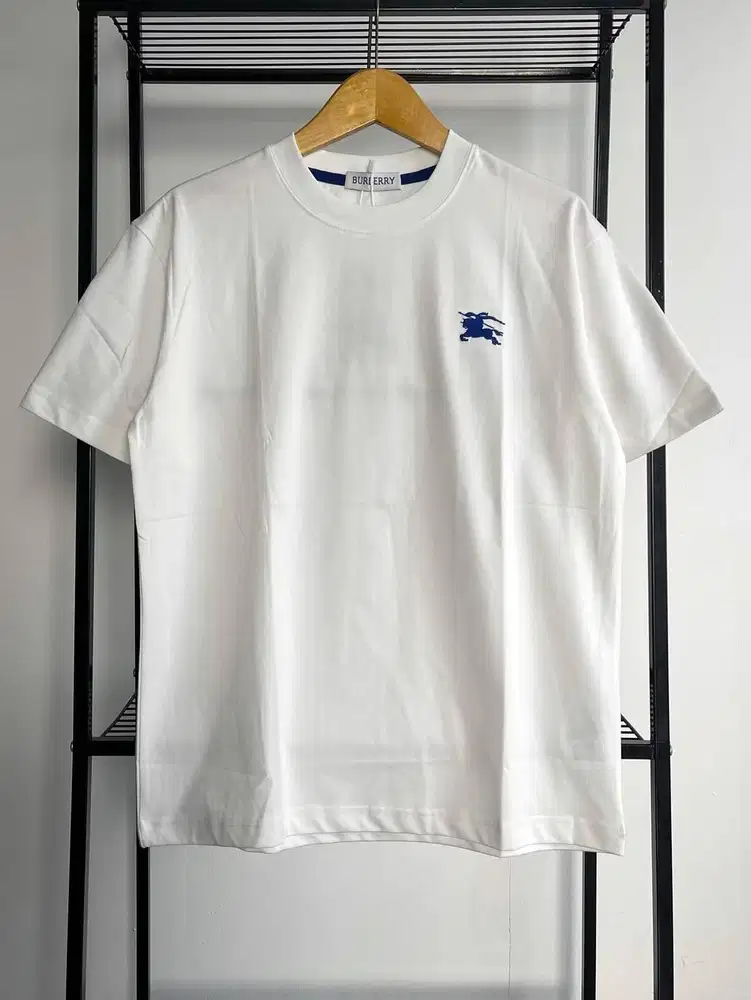 BURBERRY EKD CHEST LOGO T-SHIRT - WHITE (M)
