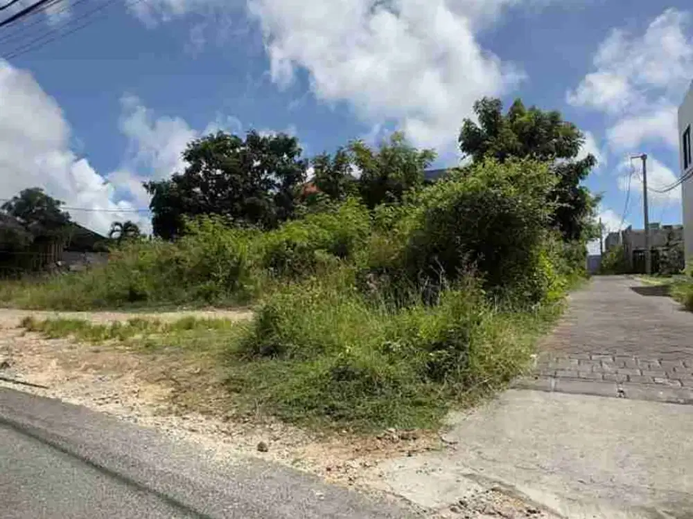 JUAL CEPAT TANAH Luas 255m Jl Utama Gubug Sari Kutuh Zona Kuning area Strategis Investasi