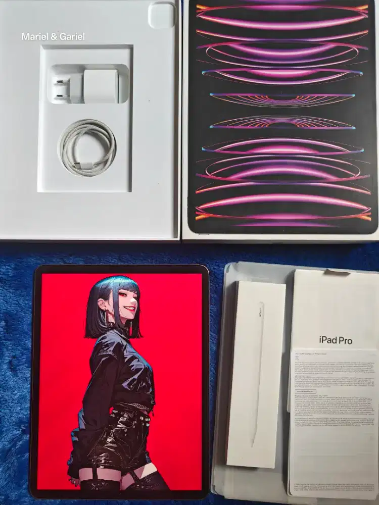 iPad Pro M2 Gen 6 12.9 inch iBox  128gb Wifi + Apple Pen Gen 2 Fullset