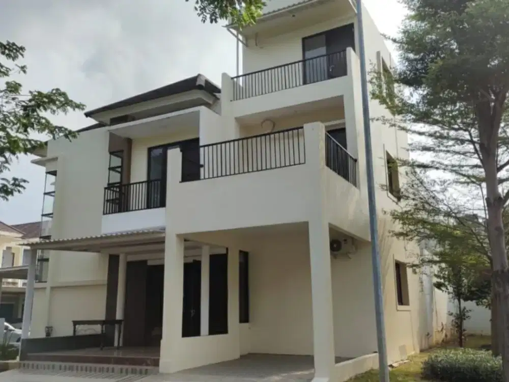 Rumah Hook Mewah 2,5 Lantai Semifurnish Asera One South, Harapan Indah