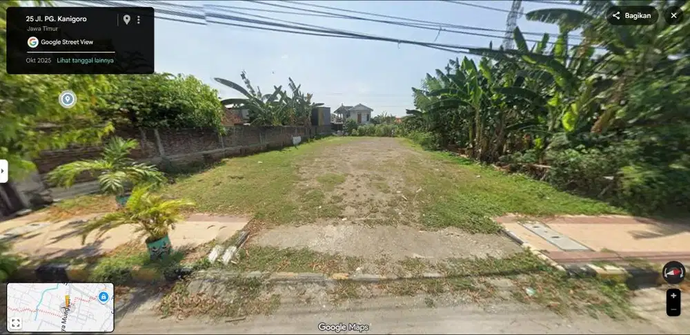 Jual tanah manisrejo 430 m lebar depan 16 m