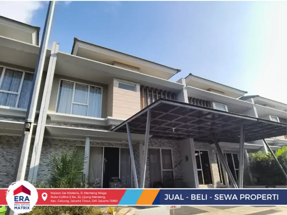 Dijual Rumah Baru 2 Lantai Desain Modern Minimalis, di Jakarta Garden City