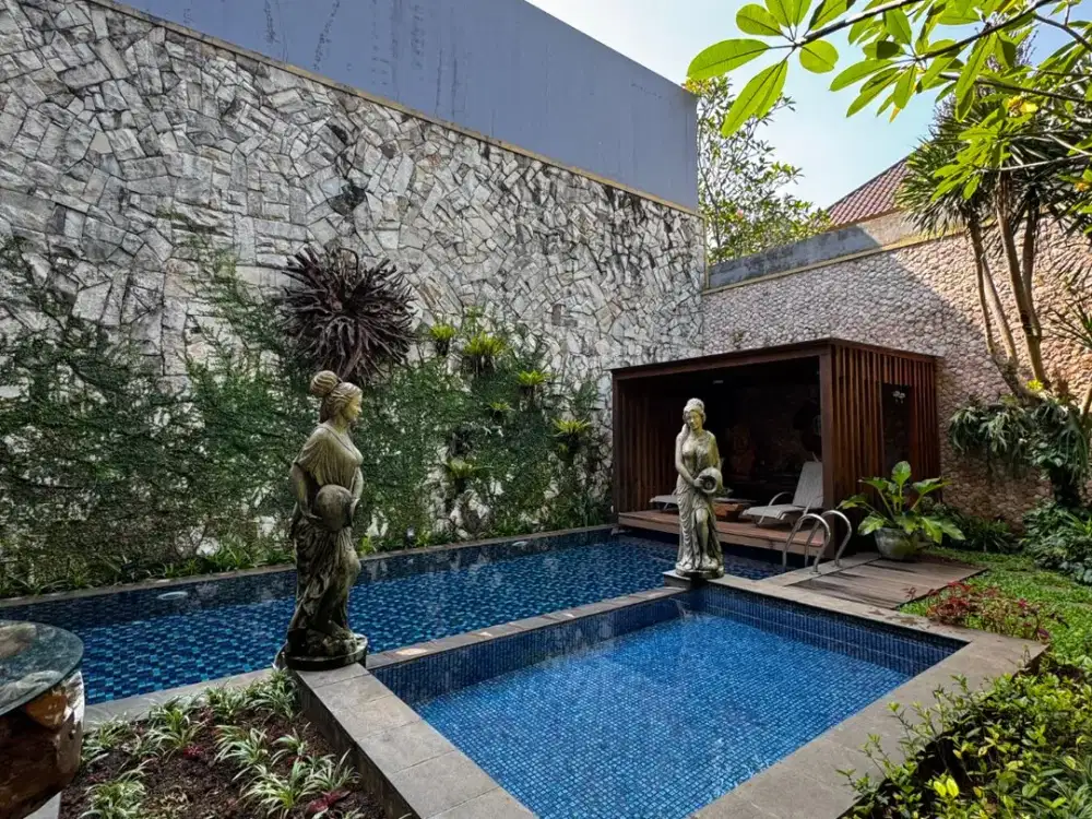 WTS Dijual Rumah Full Furnished Resort Bali di BSD Depark Cluster Heliconia