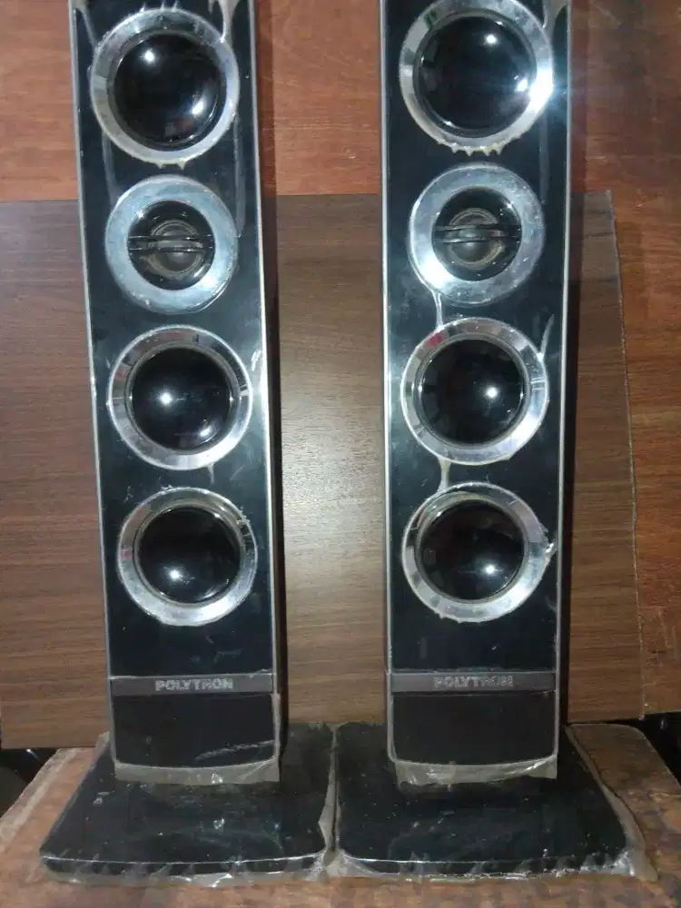 Polytron Tower speaker, full ori, like new, bisa gantung di dinding