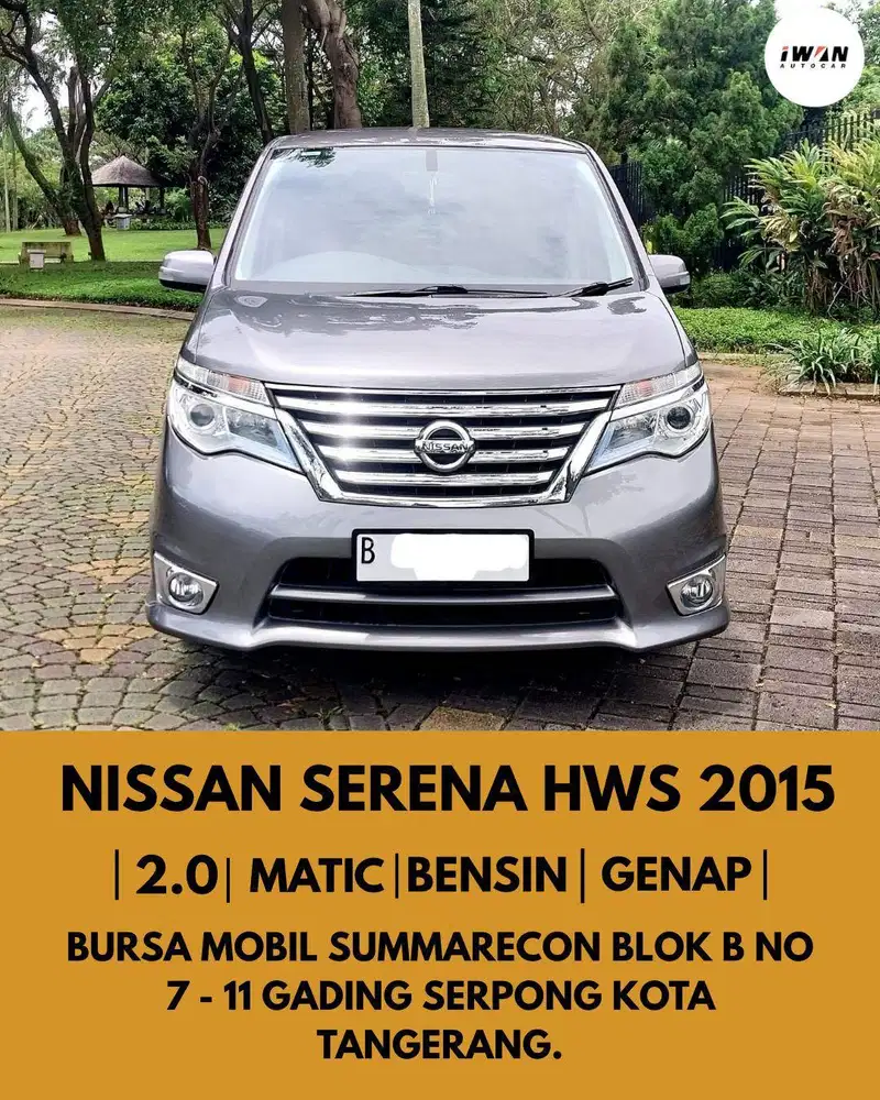 NISSAN SERENA HWS 2.0 AT 2015