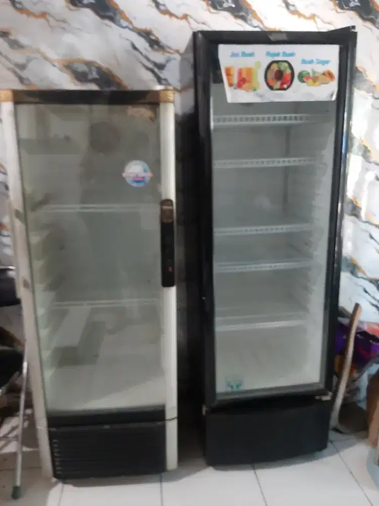 2 unit showcase cooler