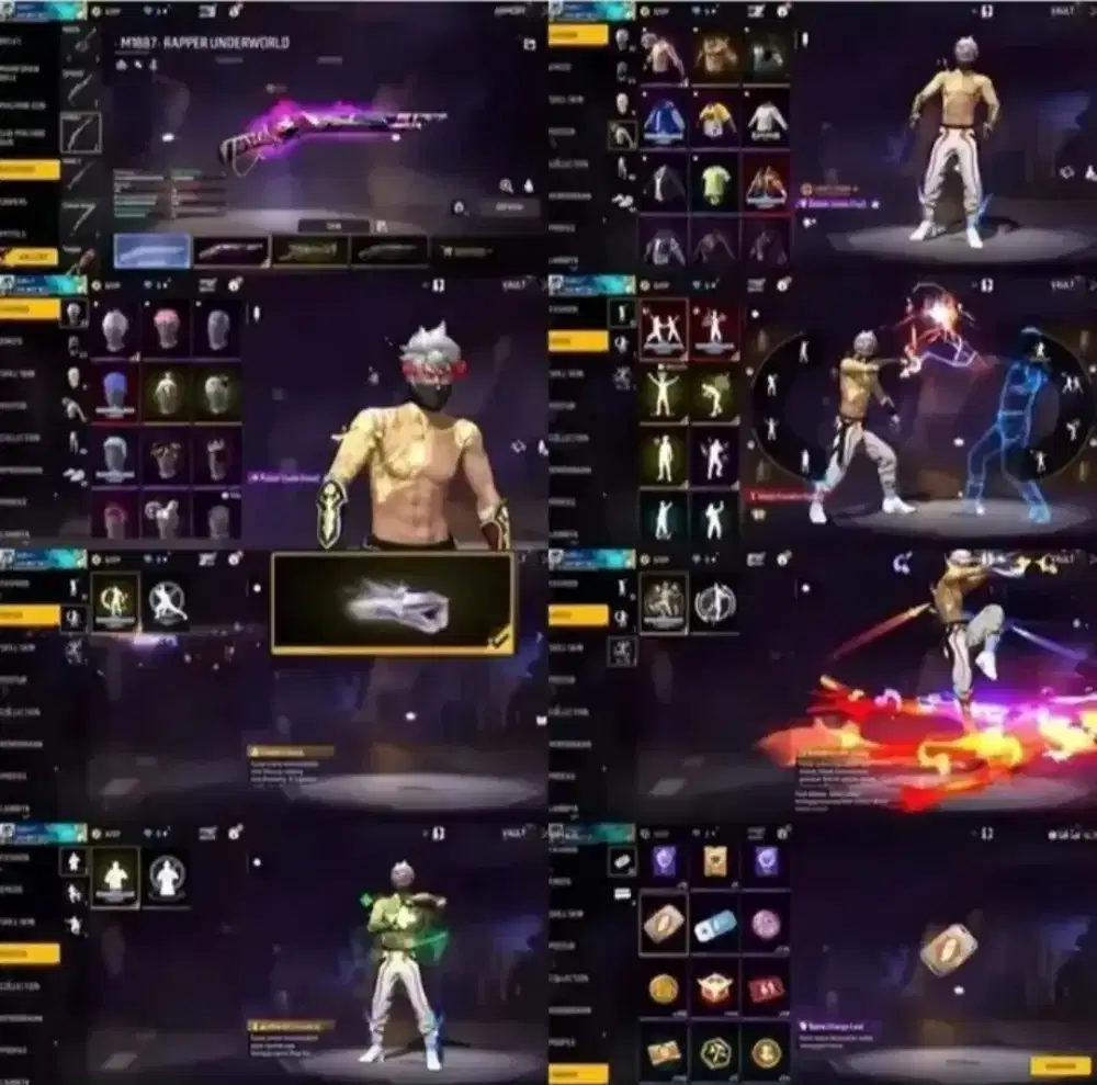 Jual akun Fre fire Murah Meriah