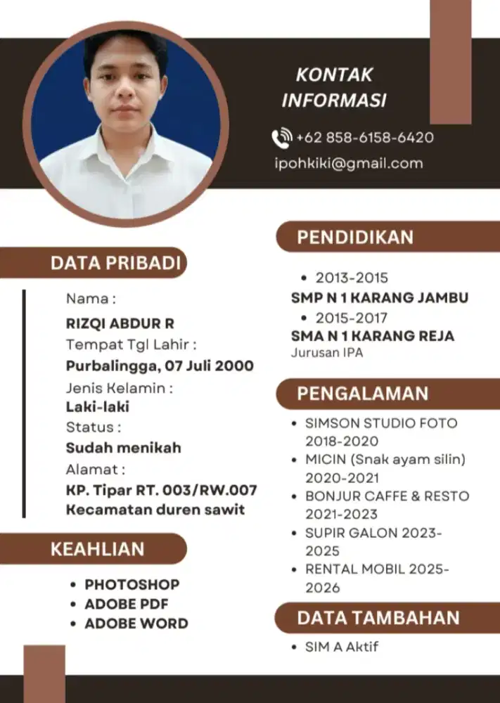 MENCARI PEKERJAAN SUPIR