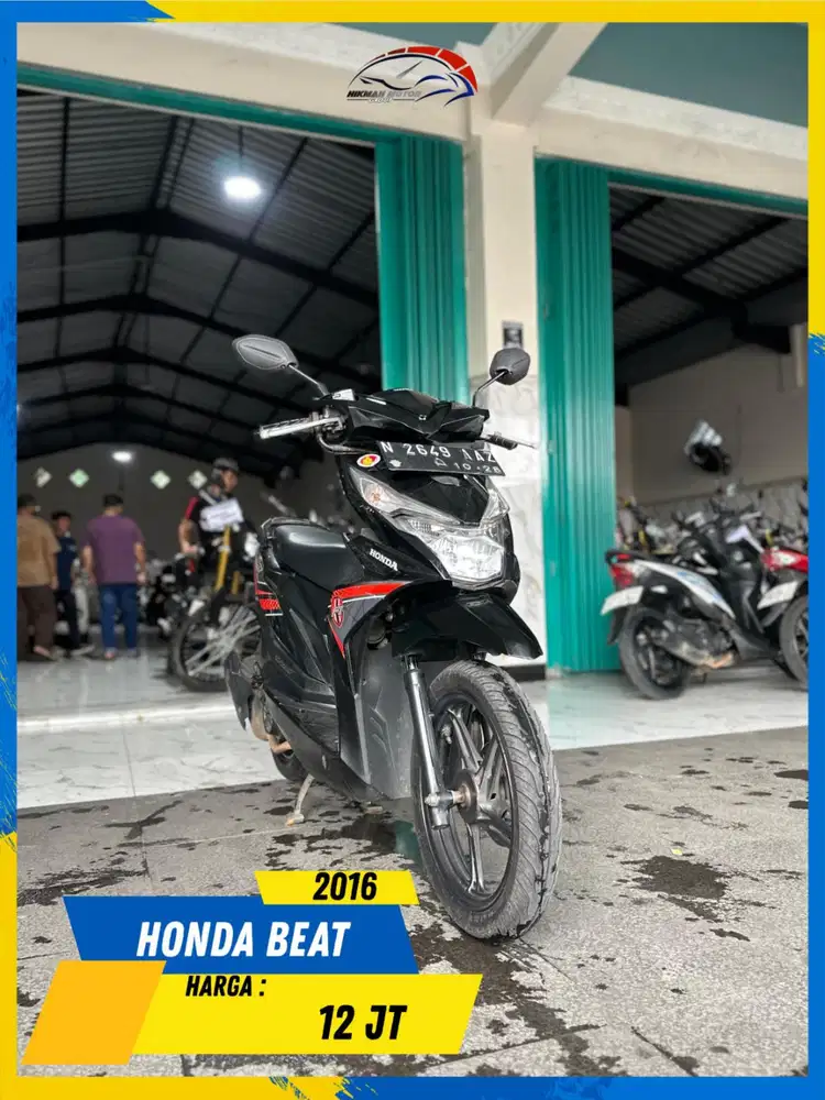 HONDA BEAT 2016 TERIMA PAJAK BARU HIKMAH MOTOR KEPUH MALANG