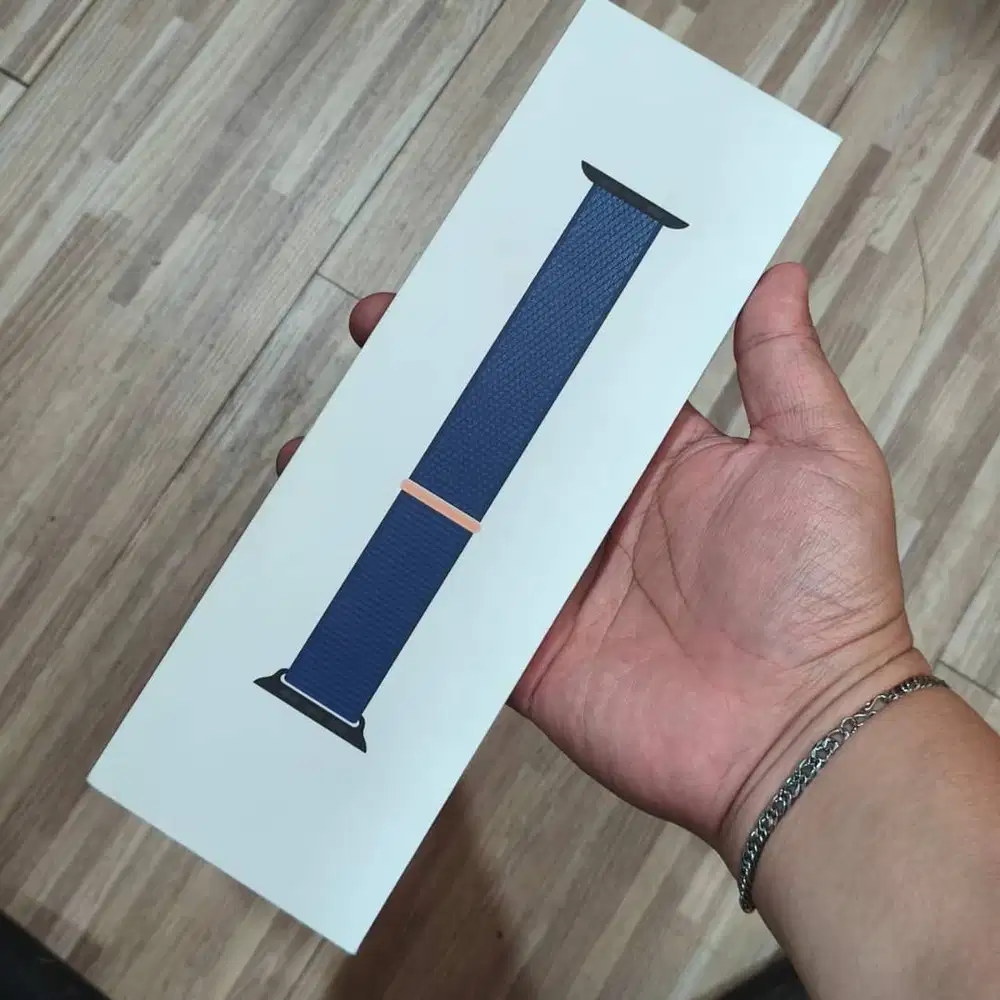 Apple Ocean Blue Sport Loop Original untuk Apple Watch Series BESAR