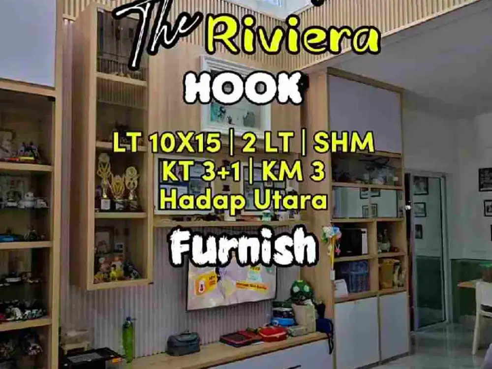 Wilson Rumah semi furnish uk 10×15 hook di riviera metland puri