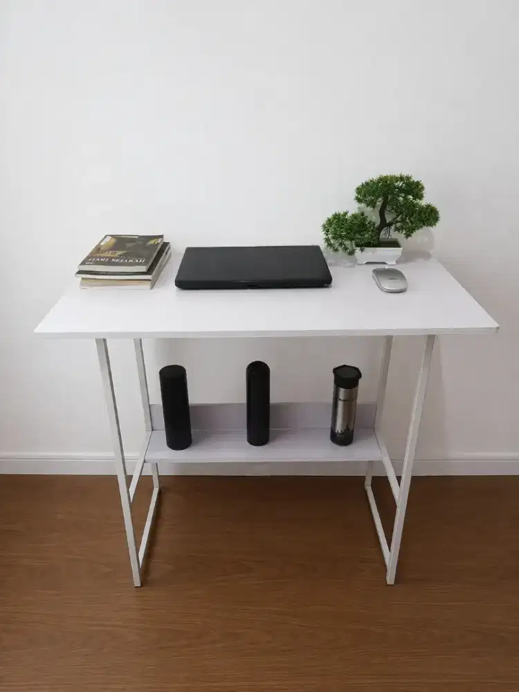 Meja minimalist aesthetic meja laptop meja belajar meja rangka besi