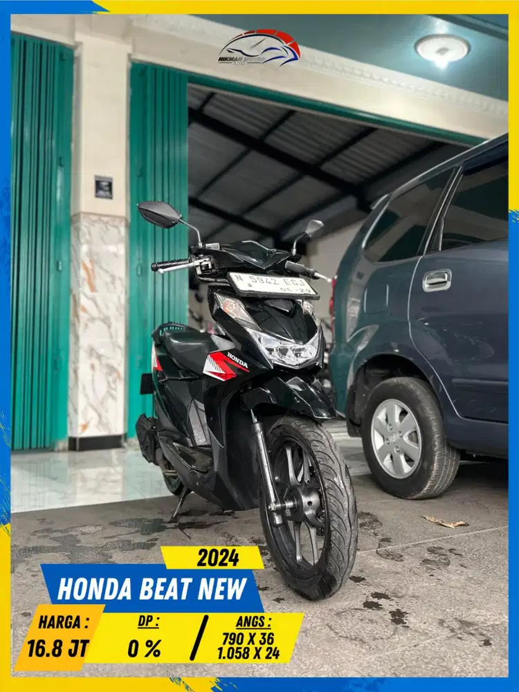 HONDA BEAT NEW 2024 MANTAP MASZEHH HIKMAH MOTOR KEPUH MALANG
