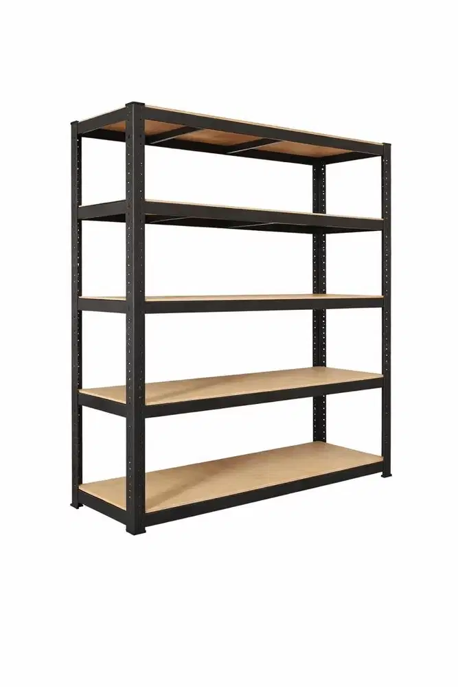 Rak susun 5 tingkat - Hitam