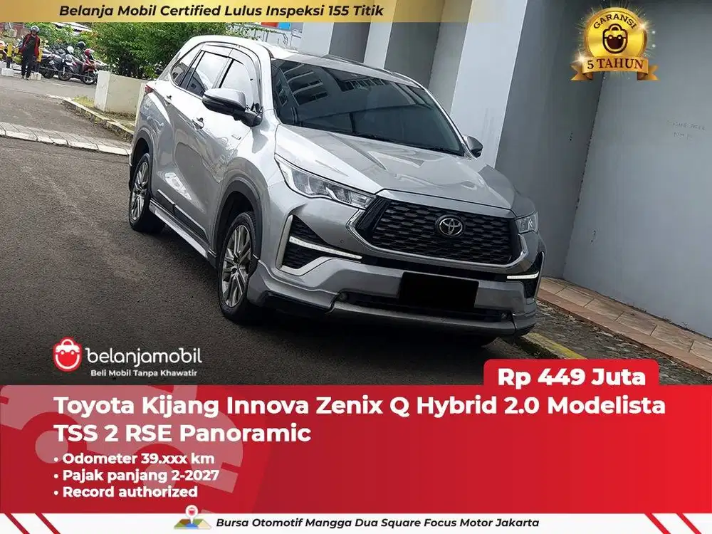 [ PAJAK PANJANG ] Toyota Innova Zenix Q Hybrid Modelista TSS 2023 2024