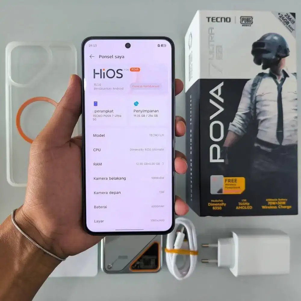 TECNO POVA 8/128 GARANSI 1 TAHUN