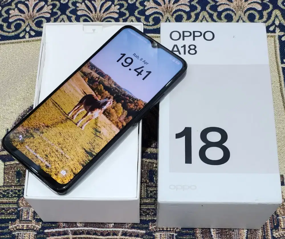 Hp OPPO A18 Ori RAM 4+4/128