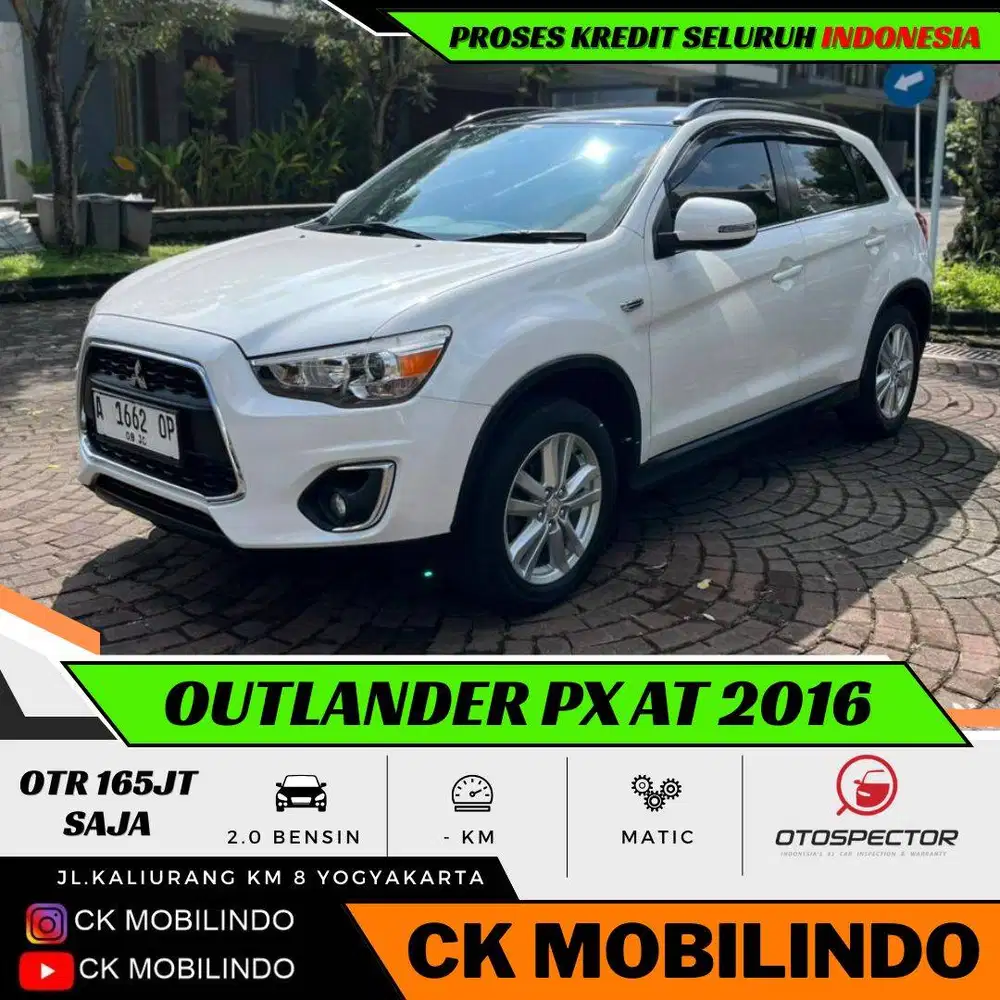 Mitsubishi Outlander PX Matic 2016 Panoramic DP Minim Kredit Murah