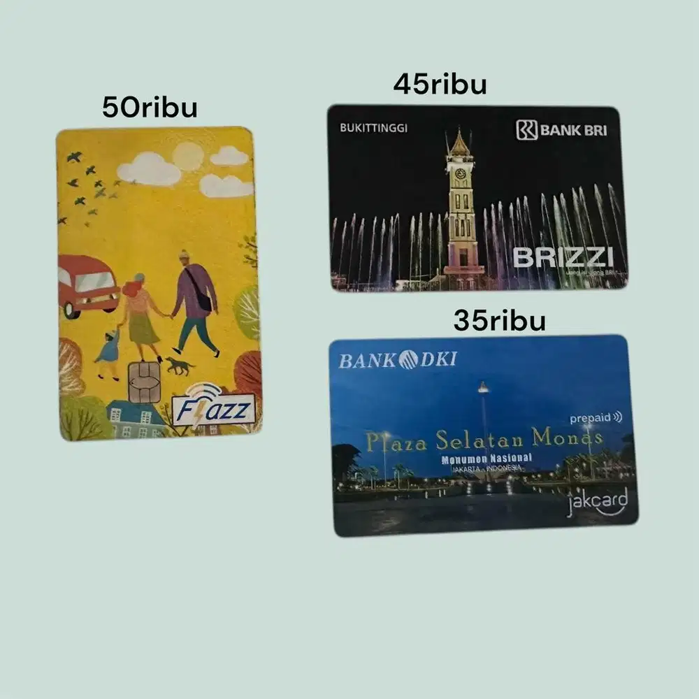 Kartu Flazz-BRIZZI-JAKCARD