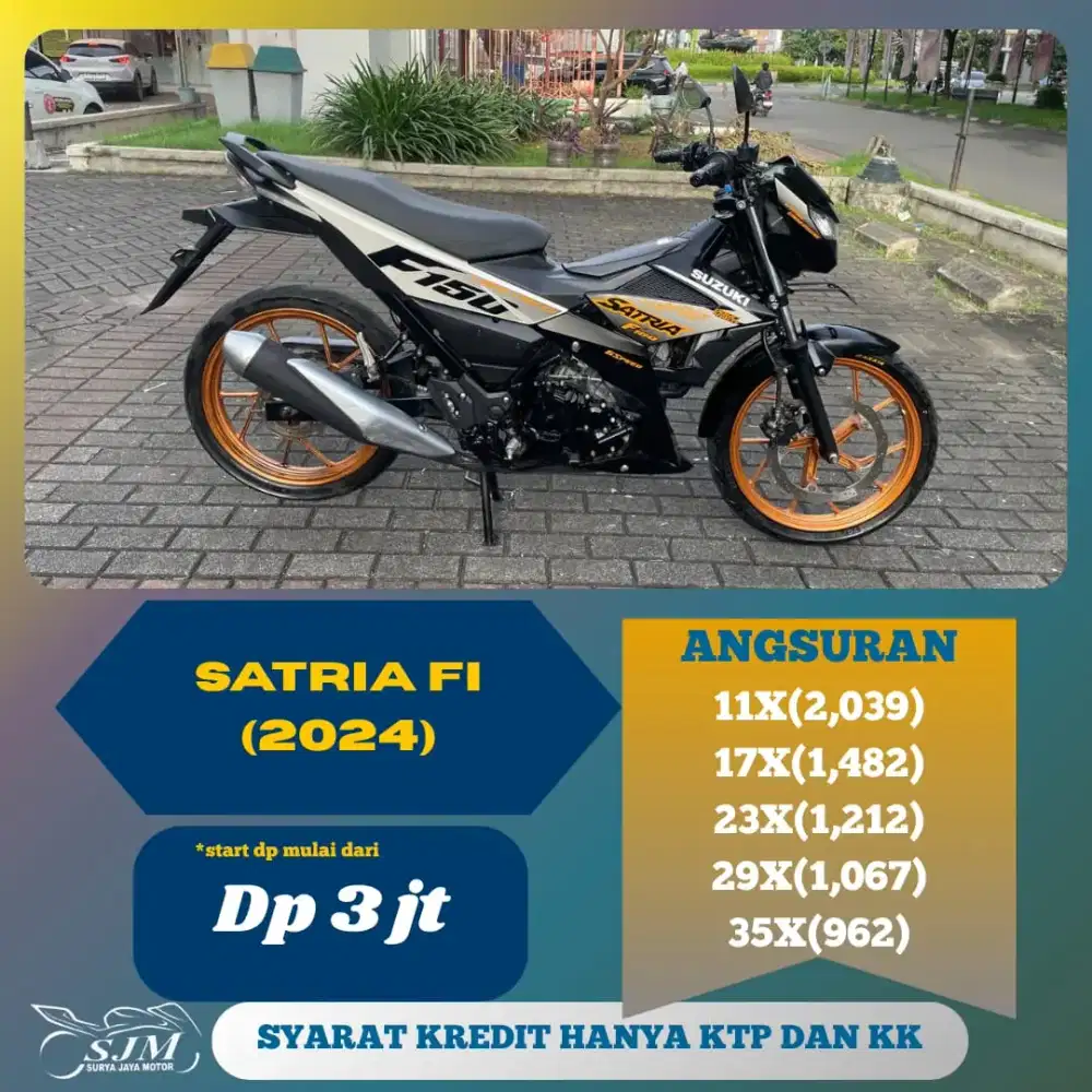 SUZUKI SATRIA FU FI 2021 SIAP PAKAI