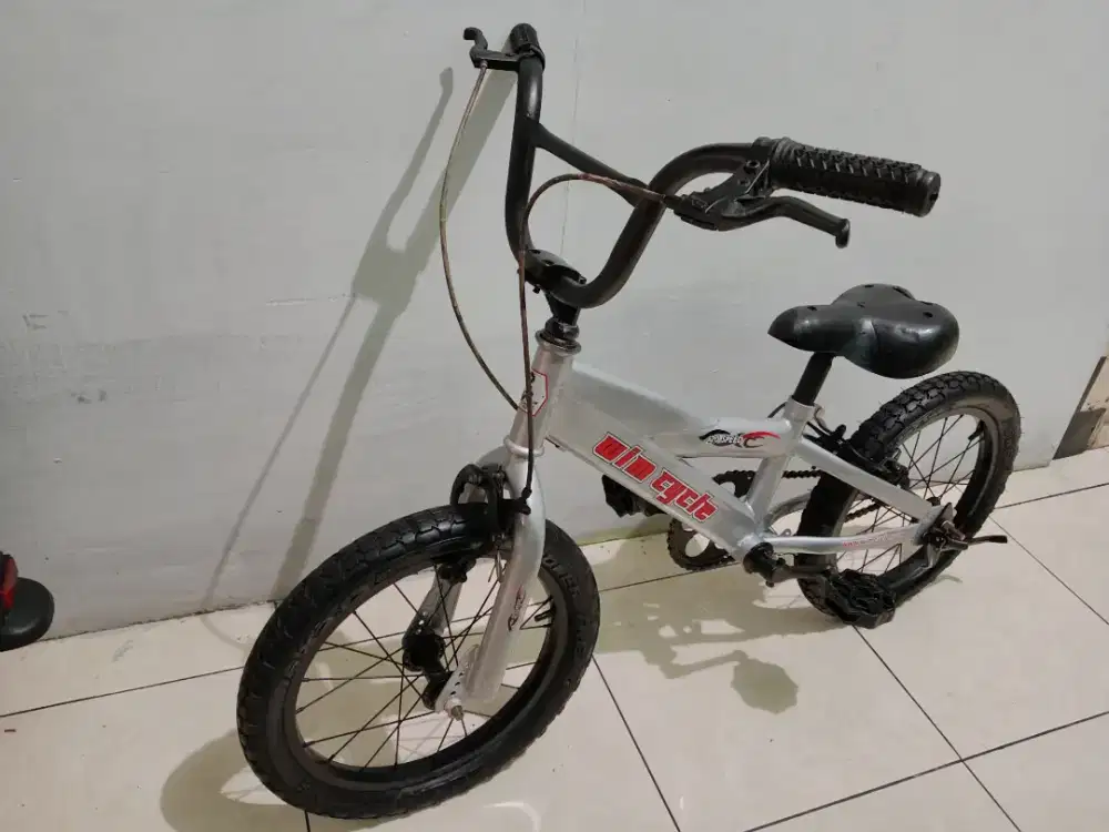 Sepeda anak warna silver