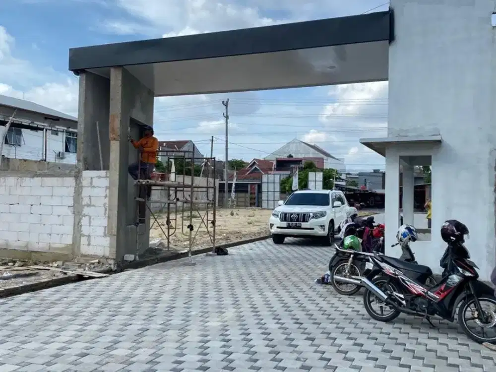 tanah kavling strategis pinggir jalan raya solo baru dekat dari rs dr.oen solo baru sertifikat ready lingkungan kawasan cluster