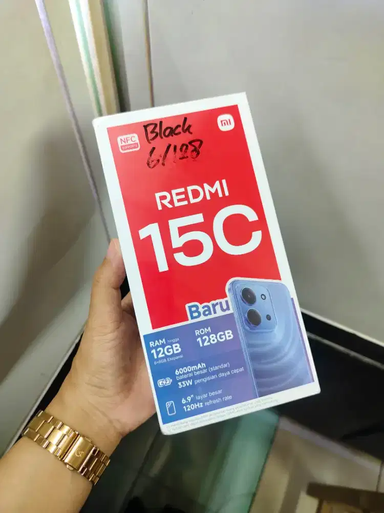 PROMO REDMI 15C 6/128, 8/256 NEW GARANSI RESMI