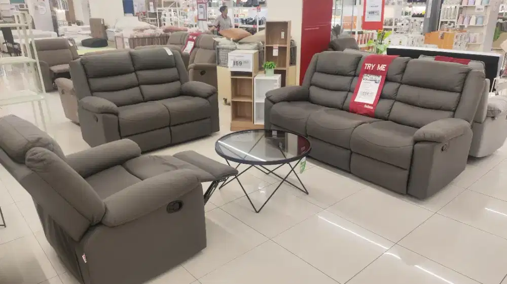 Promo sofa set recliner