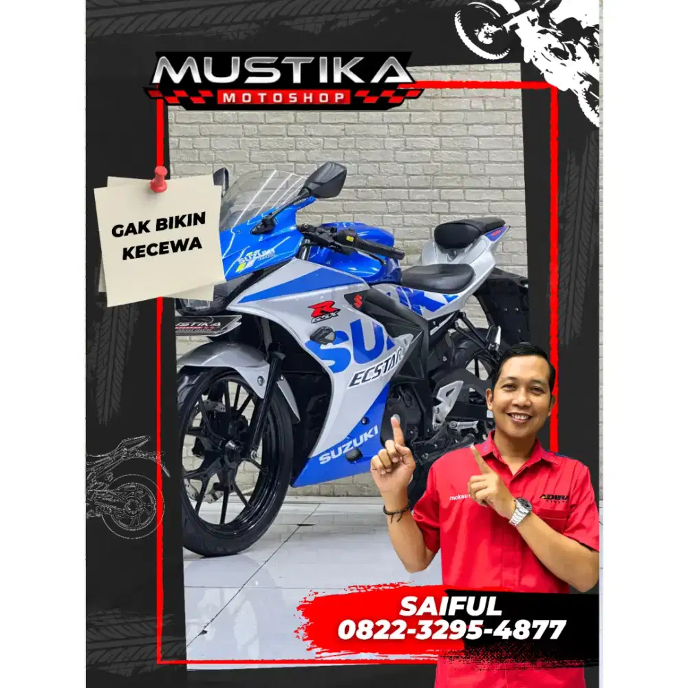 Perfect Condition!!Suzuki GSX R Ecstar Edition 2020 Plat Jatim-Mustika