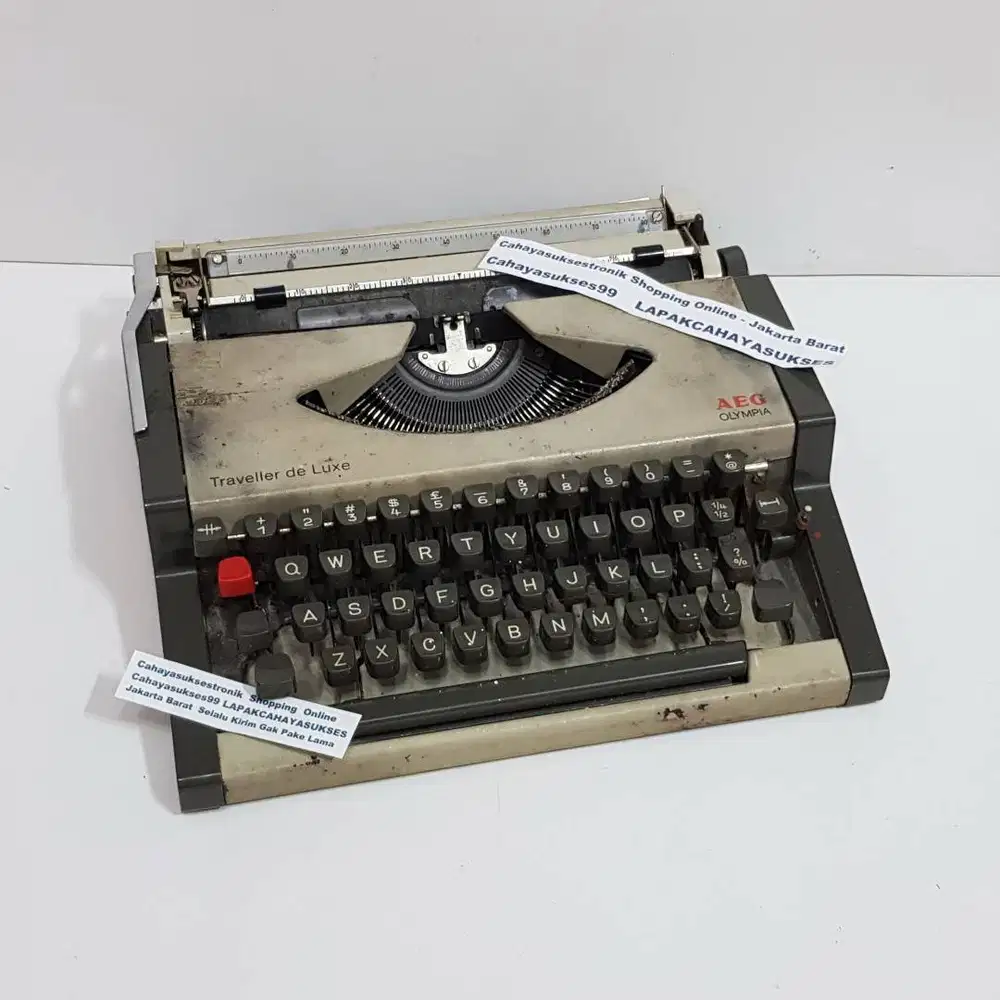 Mesin Tik OLYMPIA AEG Mesin Ketik Manual Original Second Barang Antik