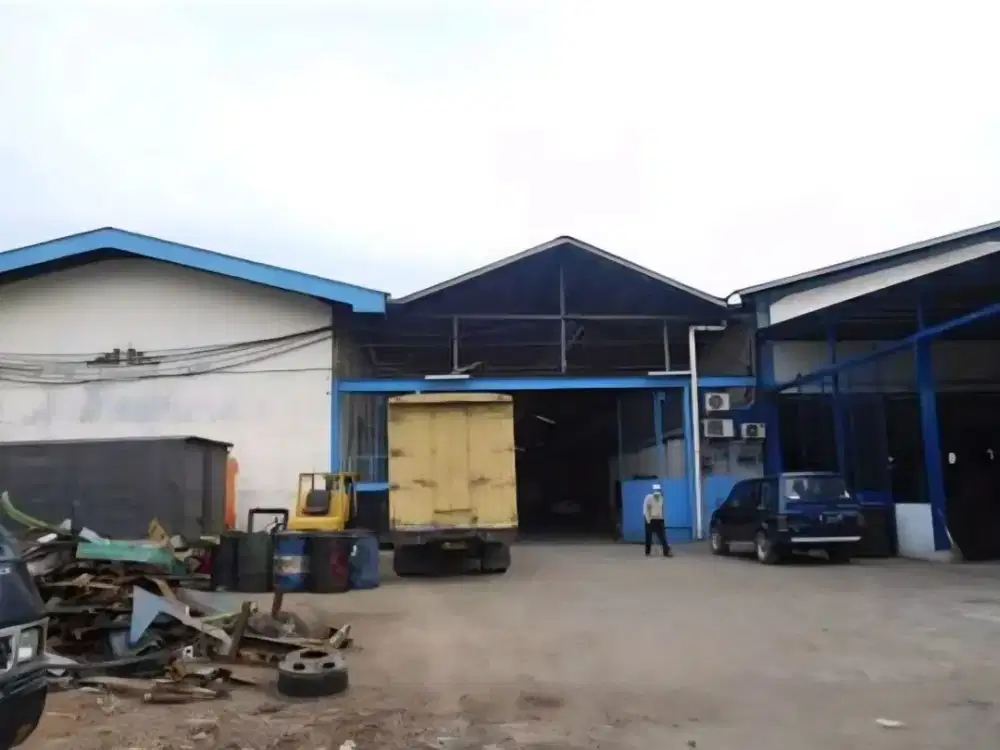 Dijual Gudang/Pabrik di Jurumudi Tangerang, Lt.7.700m2,Cont 40 Ft