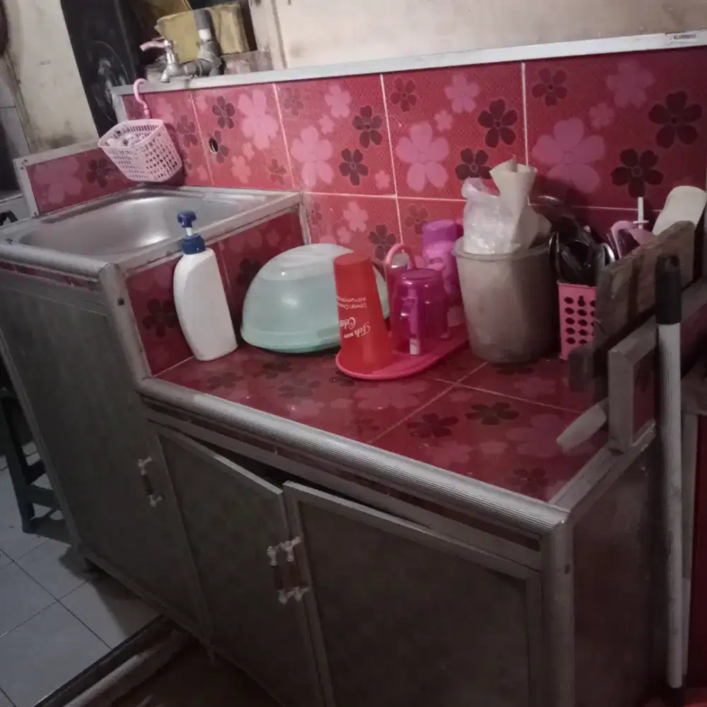 Meja kompor dn cuci piring