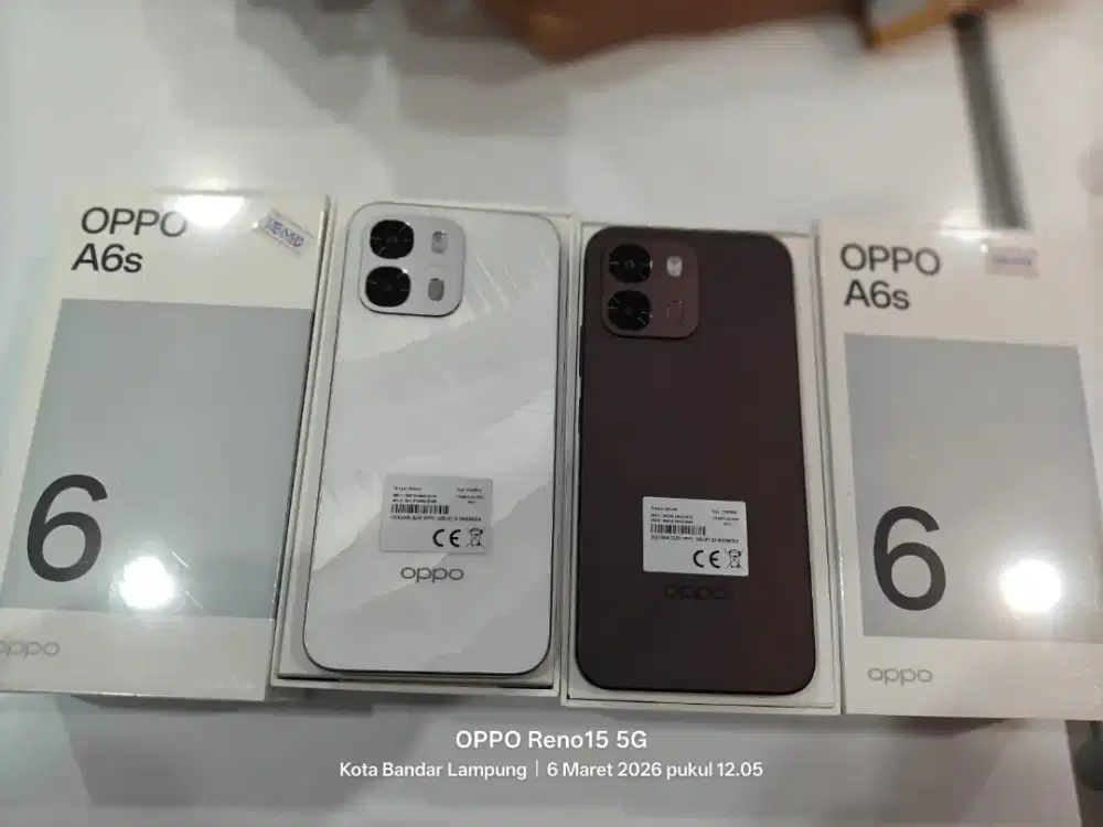 New promo Oppo A6s NFC ram 16/128 Bs dpt headset bluetooth