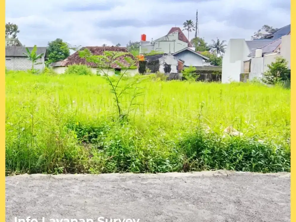 Tanah Jogja Dekat Pasar Gentan JL Kaliurang Km 10 SHM Ready