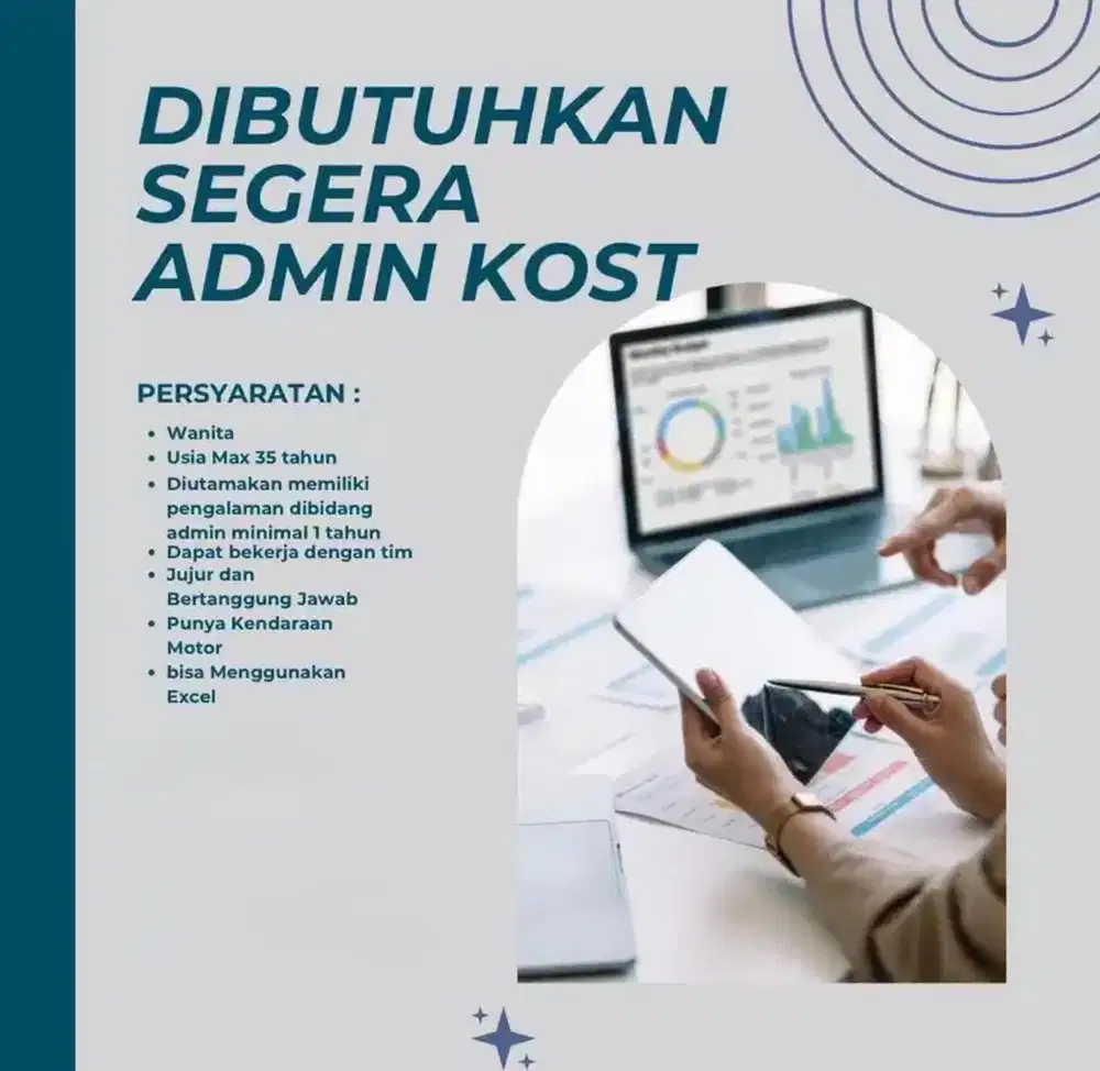 Admin CS Kost HN Management Dibutuhkan Segera