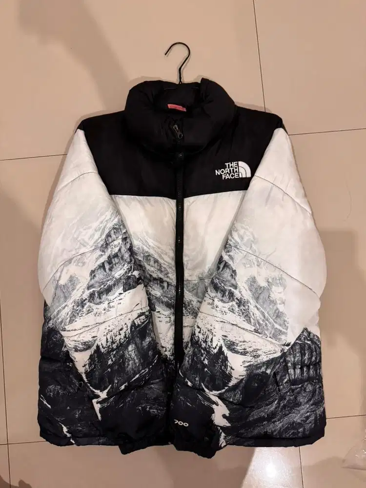 JAKET WINTER THE NORTH FACE NUPTSE MOUNTAIN SIZE L WHITE