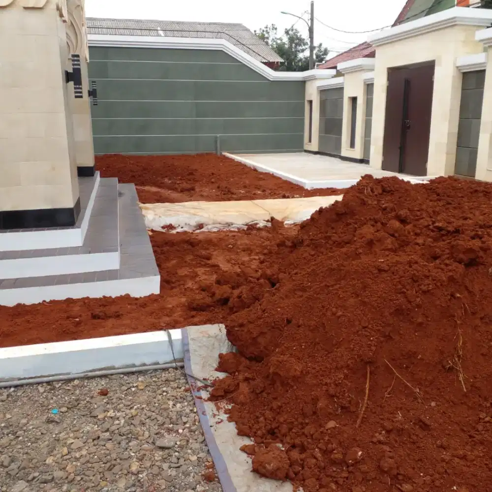 Urugan angkut puing tanah proyek urug tanah campur