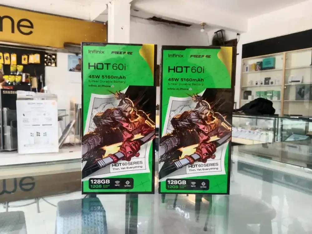 Fast respon WA Infinix Hot 60i NFC 6+6/128 Garansi resmi 1thn