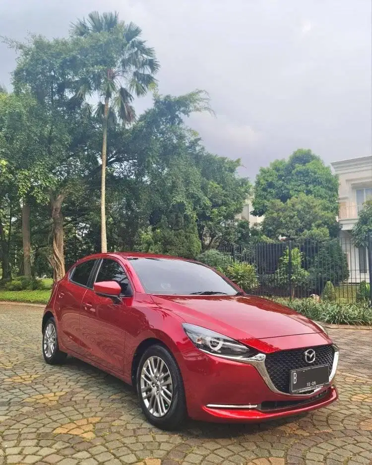 Mazda 2 GT Red Candy 2021 B genap Km 40rb Rec Mazda pjk Okt 2027