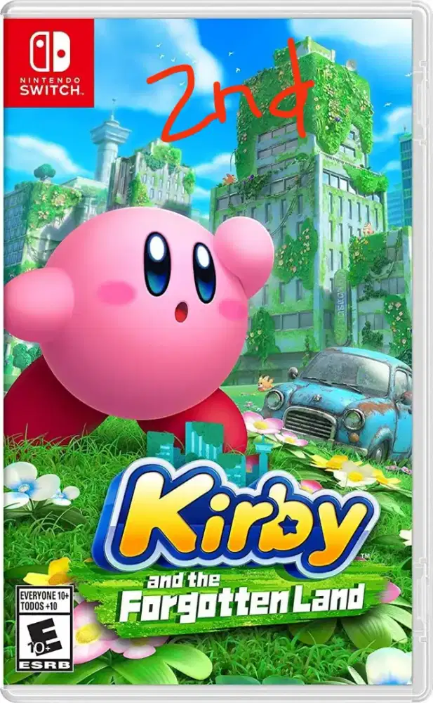 Jual kaset nintendo switch 2nd Kirby and the forgetten land